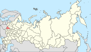 Смоленская область на карте России область на карте России