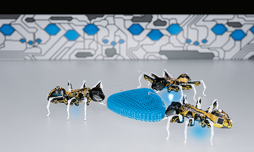 Роботы будут выполнять работу на благо муравейника сообща