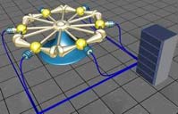 Вода - энергоноситель, способный заменить нефть - Рис.10. Схема генератора электрической энергии на основе эффекта индуцированного
распада протона.